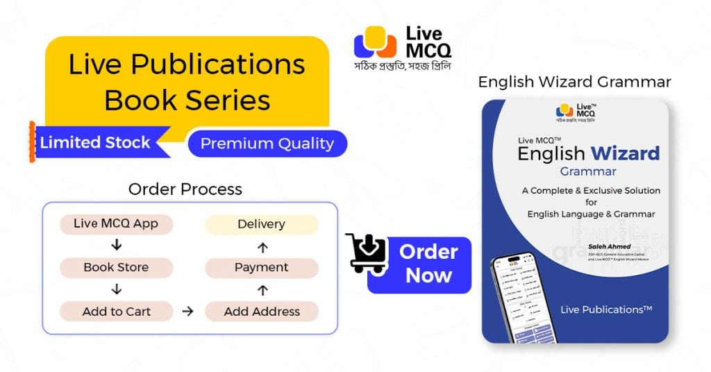 Live MCQ English Wizard Grammar বই! 6 - Live Publications Live MCQ English Wizard Book — Live Publications